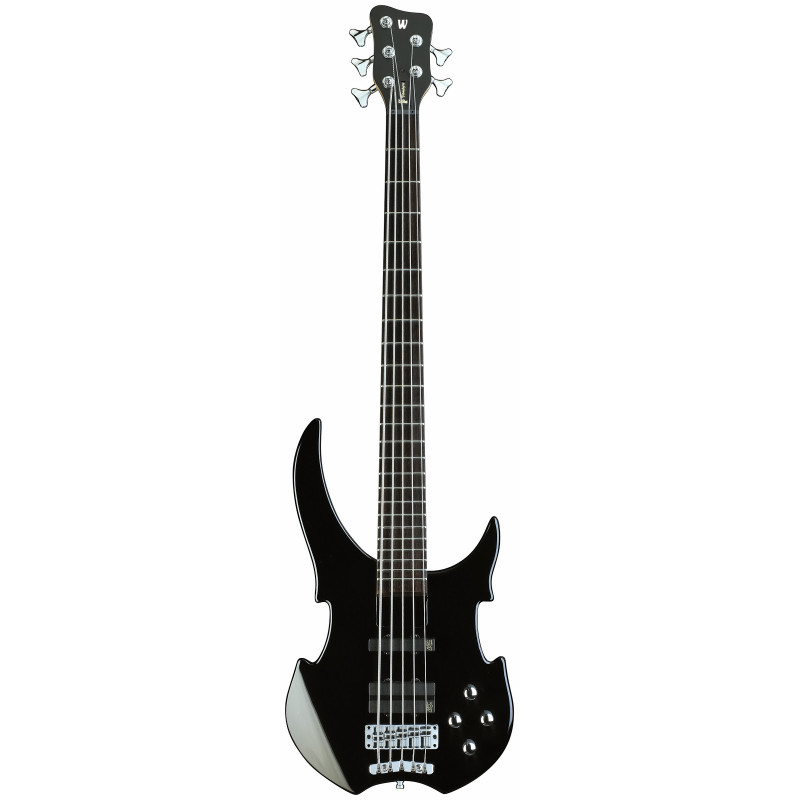 WARWICK RockBass Vampyre, 5-String (Solid Black High Polish) Бас-гітара