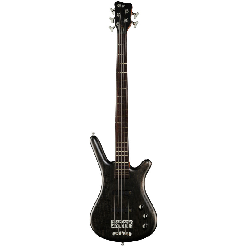 WARWICK Teambuilt Pro Series Corvette Ash, 5-String, A/A, (Nirvana Black Transparent Satin) Бас-гітара