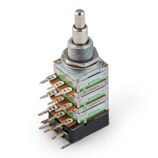WARWICK M88552 MEC MONO + STEREO STACKED POT, B500K, PUSH/PULL Потенціометр для електрогітари