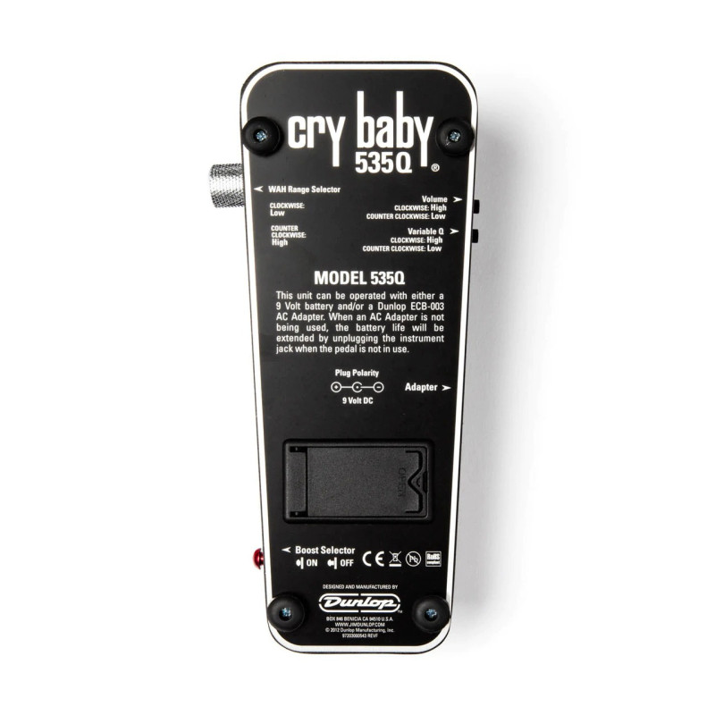 DUNLOP CRY BABY 535Q MULTI-WAH Педаль ефектів