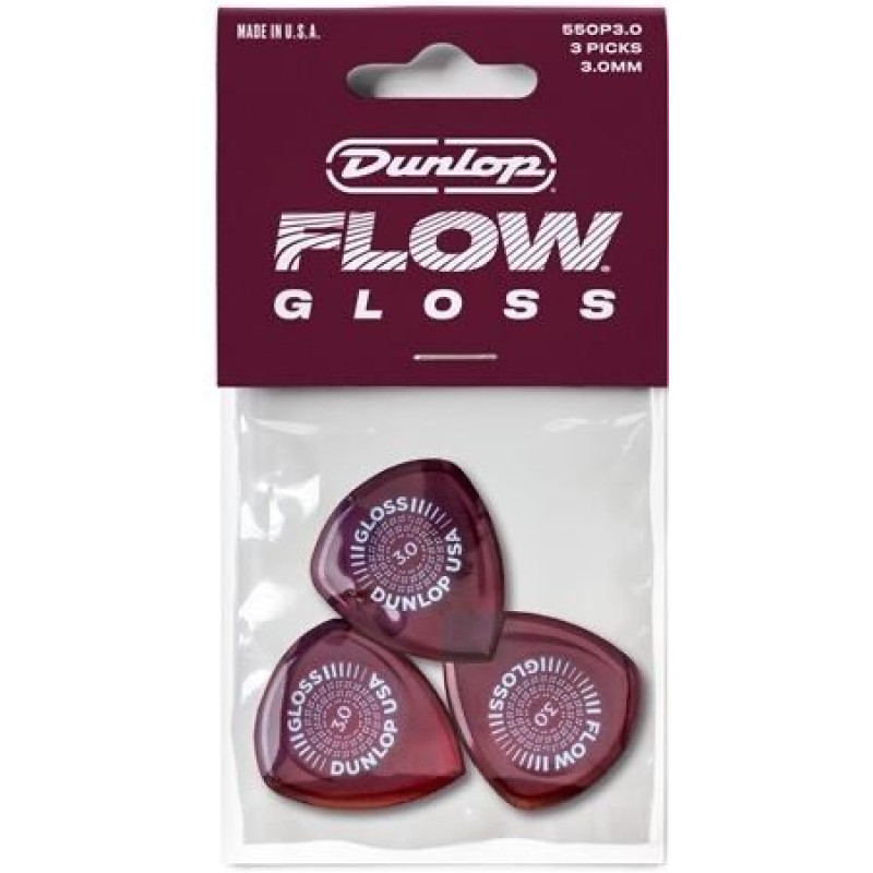 DUNLOP FLOW GLOSS PICK 2.0MM Медіатори