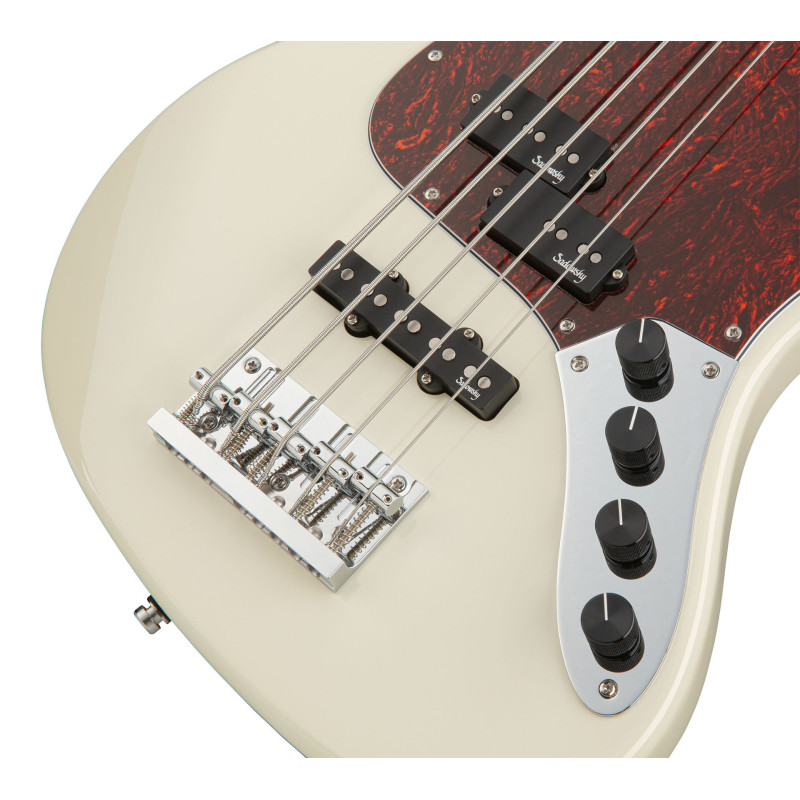 SADOWSKY MetroExpress 21-Fret Hybrid P/J Bass, Morado, 5-String (Olympic White High Polish) Бас-гітара