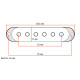 DIMARZIO DM2001 CR STRAT PICKUP COVERS (Creme)