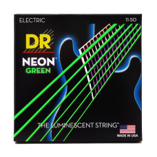 DR STRINGS NEON Green Electric - Heavy (11-50) Струни для електрогітари