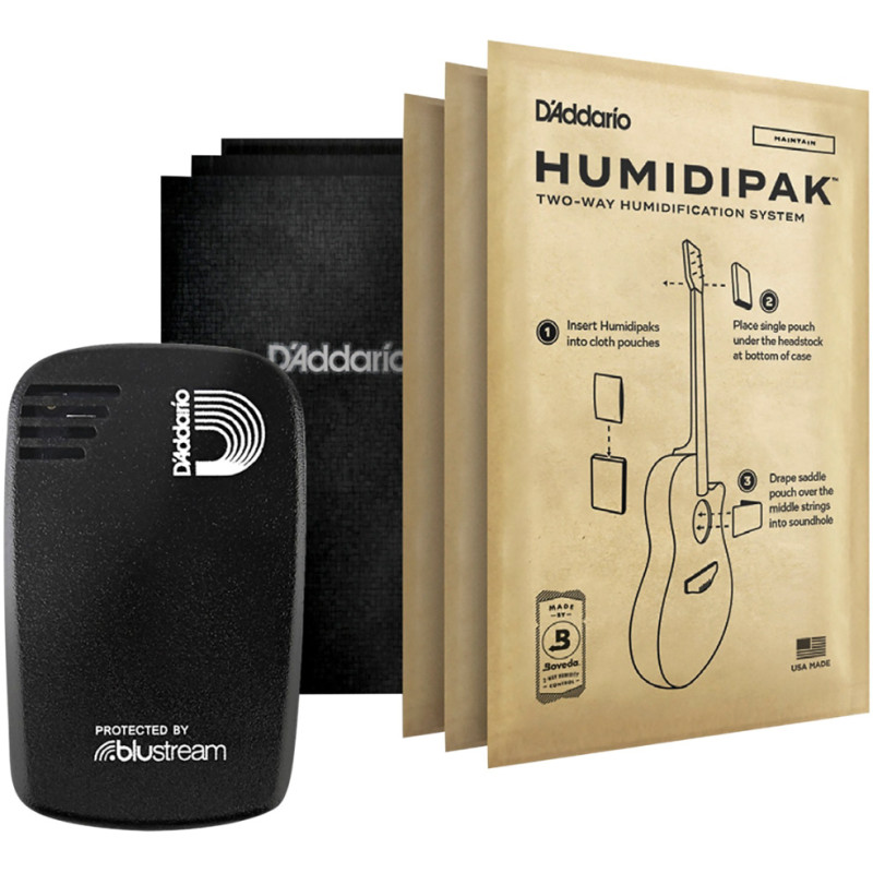 D'ADDARIO PW-HPHT-01 HUMIDIKIT Humidipak / Humiditrak bundle