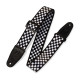 LEVY'S MP-28 PRINT SERIES GUITAR STRAP (BLACK AND WHITE CHECKERS) Ремінь для гітари