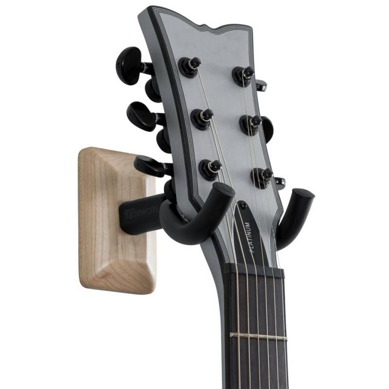 GATOR FRAMEWORKS GFW-GTR-HNGRMPL Maple Wall Mount Guitar Hanger