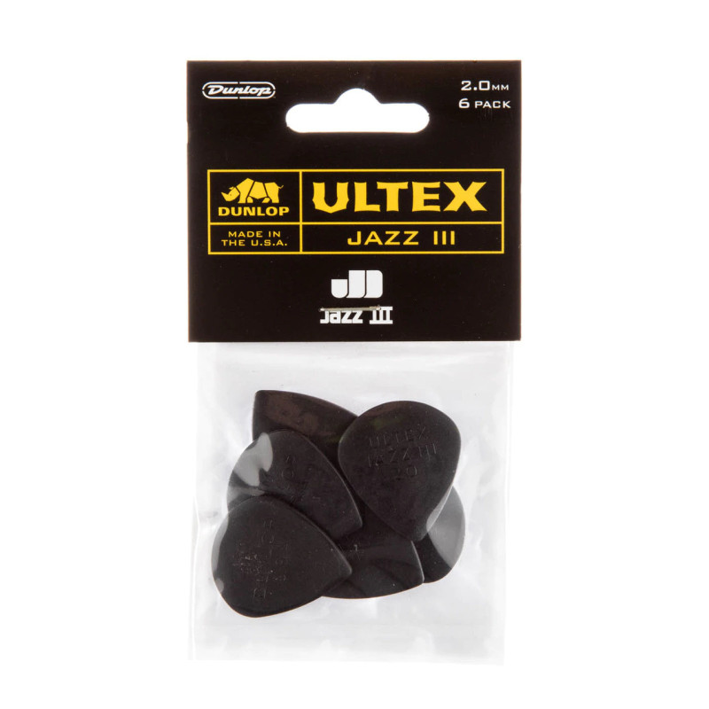 DUNLOP ULTEX JAZZ III PICK 2.0MM Медіатори