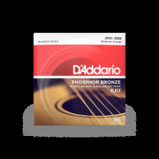 D‘ADDARIO EJ17 PHOSPHOR BRONZE MEDIUM (13-56) Струни для акустичної гітари