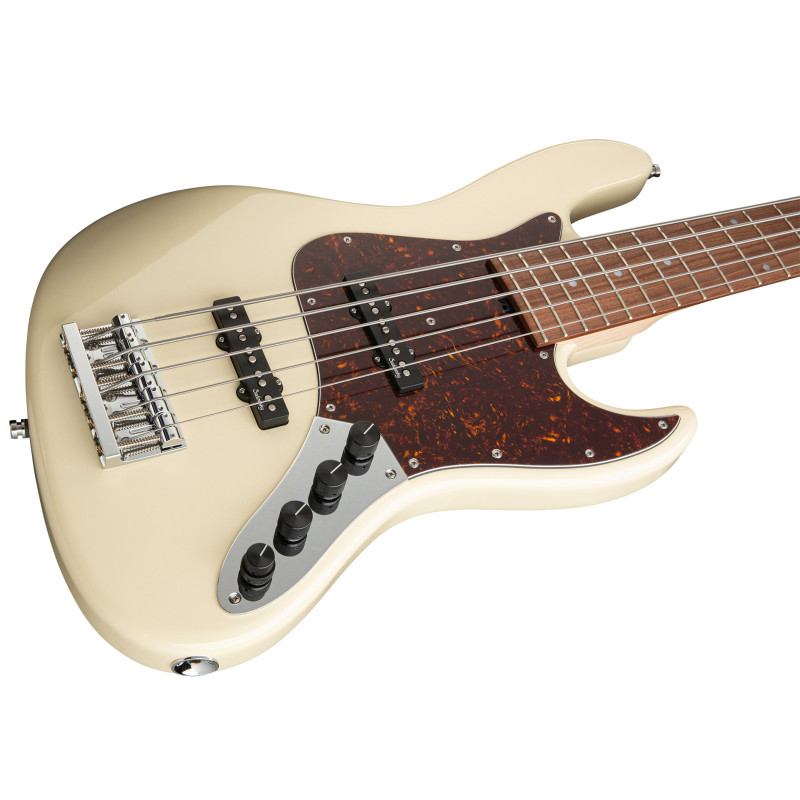 SADOWSKY MetroLine 21-Fret Vintage J/J Bass, Alder, 5-String (Solid Olympic White High Polish) Бас-гітара