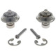 DUNLOP SLS1501N STRAPLOK STRAP RETAINERS TRADITIONAL - NICKEL