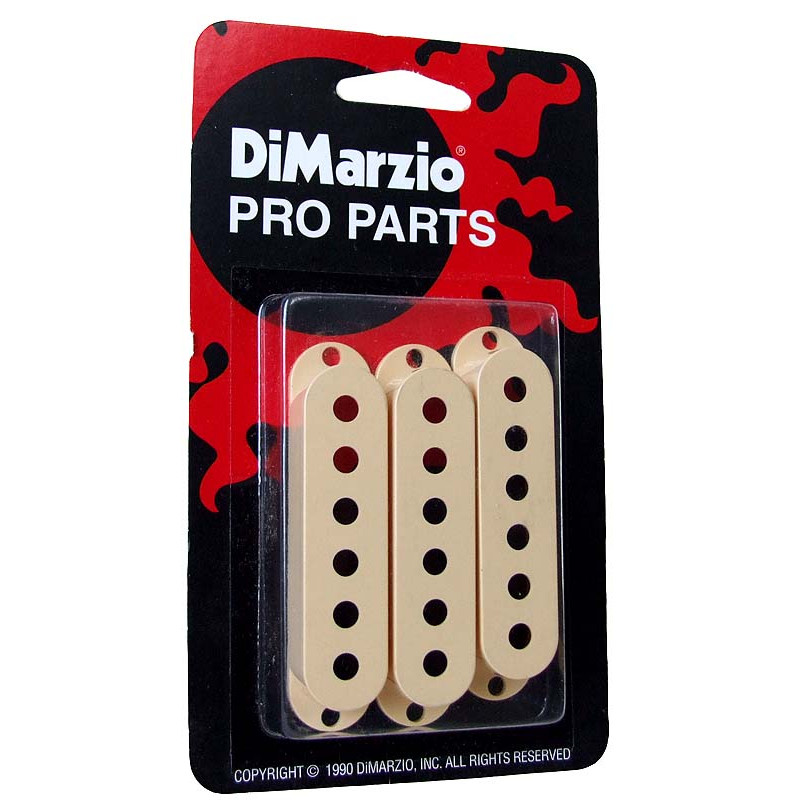 DIMARZIO DM2001 CR STRAT PICKUP COVERS (Creme)