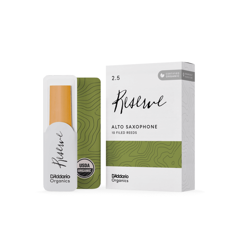 D'ADDARIO Organic Reserve - Alto Sax #2.5 - 10 Box