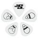 D`ADDARIO JOE SATRIANI SIGNATURE GUITAR PICKS, WHITE (Heavy Gauge)