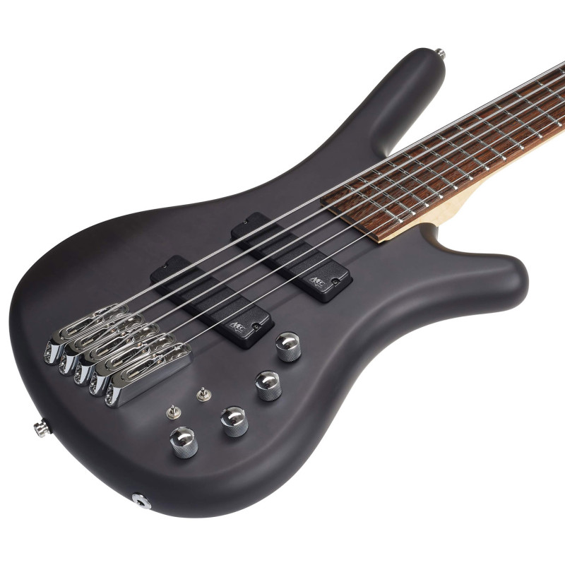 WARWICK RockBass Corvette Multiscale, 5-String (Solid Black Satin) Бас-гітара