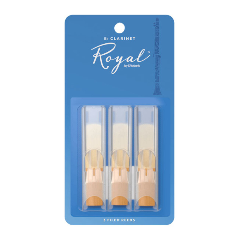 D`ADDARIO Royal - Bb Clarinet #2.5 - 3-Pack