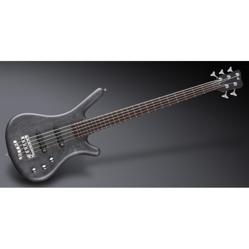 WARWICK Teambuilt Pro Series Corvette Ash, 5-String, A/A, (Nirvana Black Transparent Satin) Бас-гітара