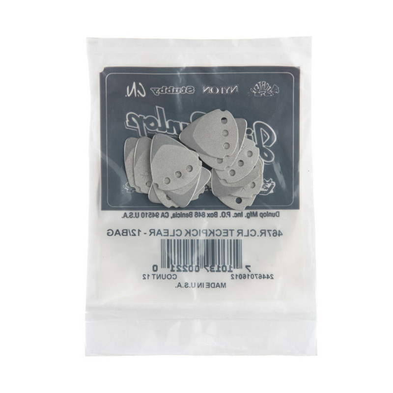 DUNLOP TECKPICK STANDARD CLEAR ALUMINUM Медіатори