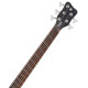 WARWICK RockBass Corvette Multiscale, 5-String (Solid Black Satin) Бас-гітара