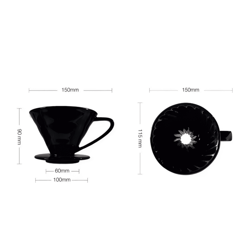 V60 CERAMIC BLACK Пуровер керамический
