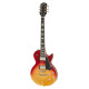 EPIPHONE Les Paul Modern Figured Magma Orange Fade Электрогитара