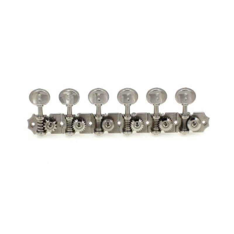 Кілки для гітари GRAPH TECH PRN-4624-N0 Ratio Electric 6-in-line Waffle, Vin. Nickel