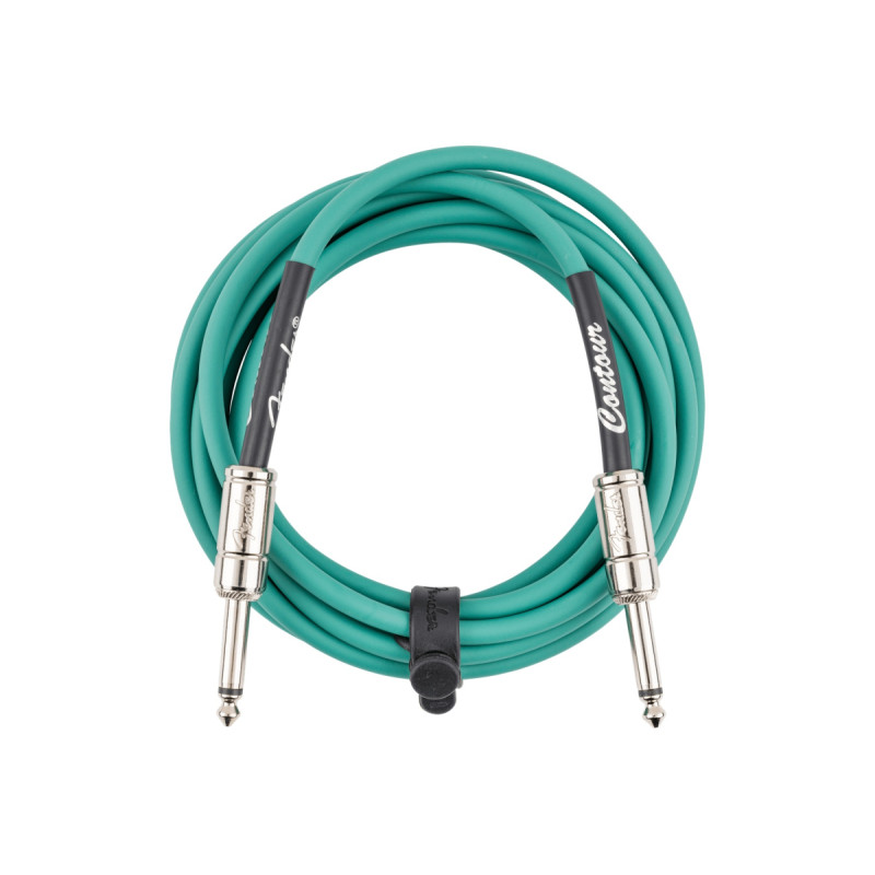 FENDER CABLE CONTOUR SERIES 10' SHERWOOD GREEN Кабель інструментальний