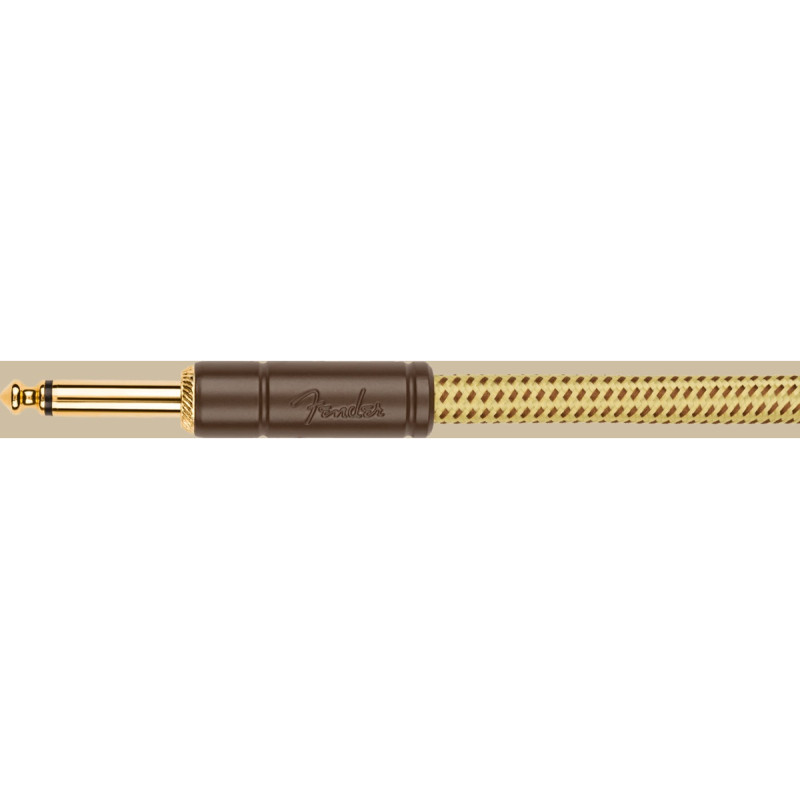 FENDER CABLE DELUXE SERIES COIL 30' TWEED Кабель інструментальний