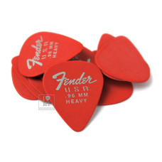 FENDER 351 DURA-TONE .96 12-PACK, FIESTA RED Набір медіаторів