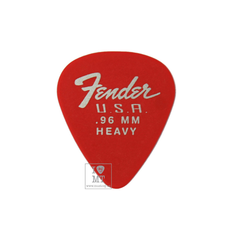 FENDER 351 DURA-TONE .96 12-PACK, FIESTA RED Набір медіаторів