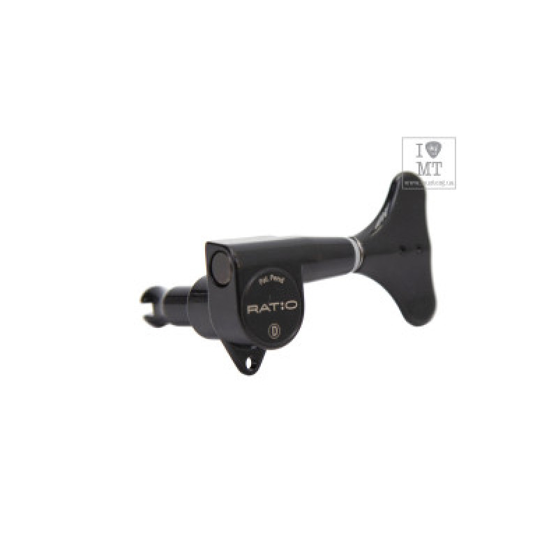 Кілки для бас-гітари GRAPH TECH PRB-4400-BO Bass Ratio 4 in line Y key Black