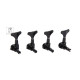 Кілки для бас-гітари GRAPH TECH PRB-4400-BO Bass Ratio 4 in line Y key Black