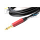 Кабель інструментальний KLOTZ TITANIUM INSTRUMENT CABLE SILENTPLUG 6 M