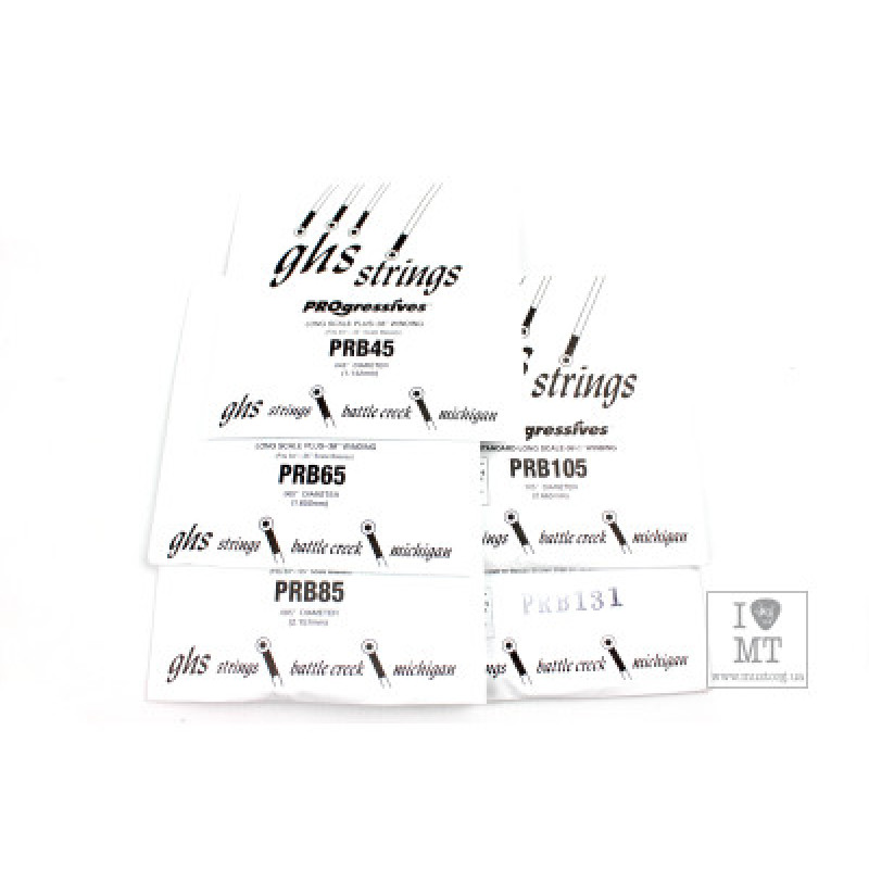 Струни для бас-гітар GHS STRINGS 5M8000 BASS PROGRESSIVES