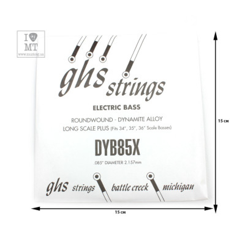 Струна для бас-гітари GHS STRINGS DYB85X