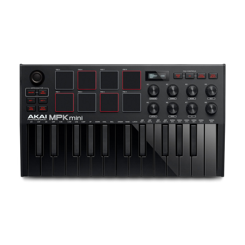 AKAI MPK MINI MK3 Black MIDI клавіатура