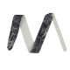 FENDER STRAP TIE DYE LEATHER BLACK Гитарный ремень