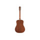 FENDER PD-220E DREADNOUGHT ALL MAHOGANY WITH CASE AGED COGNAC BURST Гітара електроакустична