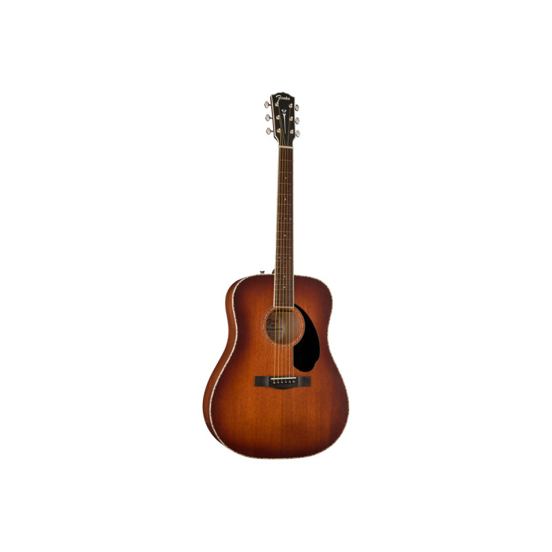 FENDER PD-220E DREADNOUGHT ALL MAHOGANY WITH CASE AGED COGNAC BURST Гітара електроакустична