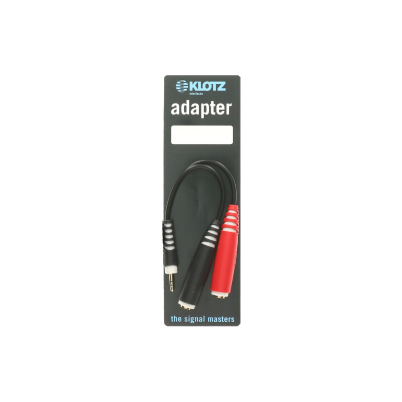Адаптер KLOTZ AYS-3 Y-CABLE ADAPTER BLACK