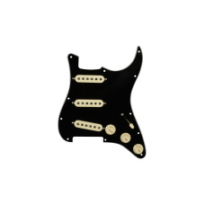 FENDER PRE-WIRED STRAT PICKGUARD ORIGINAL '57/'62 SSS BLACK Пікгард зі звукознімачами