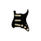 FENDER PRE-WIRED STRAT PICKGUARD ORIGINAL '57/'62 SSS BLACK Пікгард зі звукознімачами