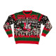 FENDER UGLY CHRISTMAS SWEATER 2024 S Светр
