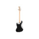 SQUIER AFFINITY SERIES ACTIVE JAZZ BASS V BLACK Бас-гітара