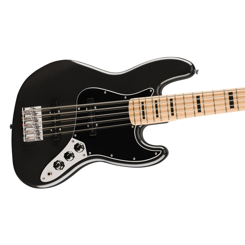 SQUIER AFFINITY SERIES ACTIVE JAZZ BASS V BLACK Бас-гітара
