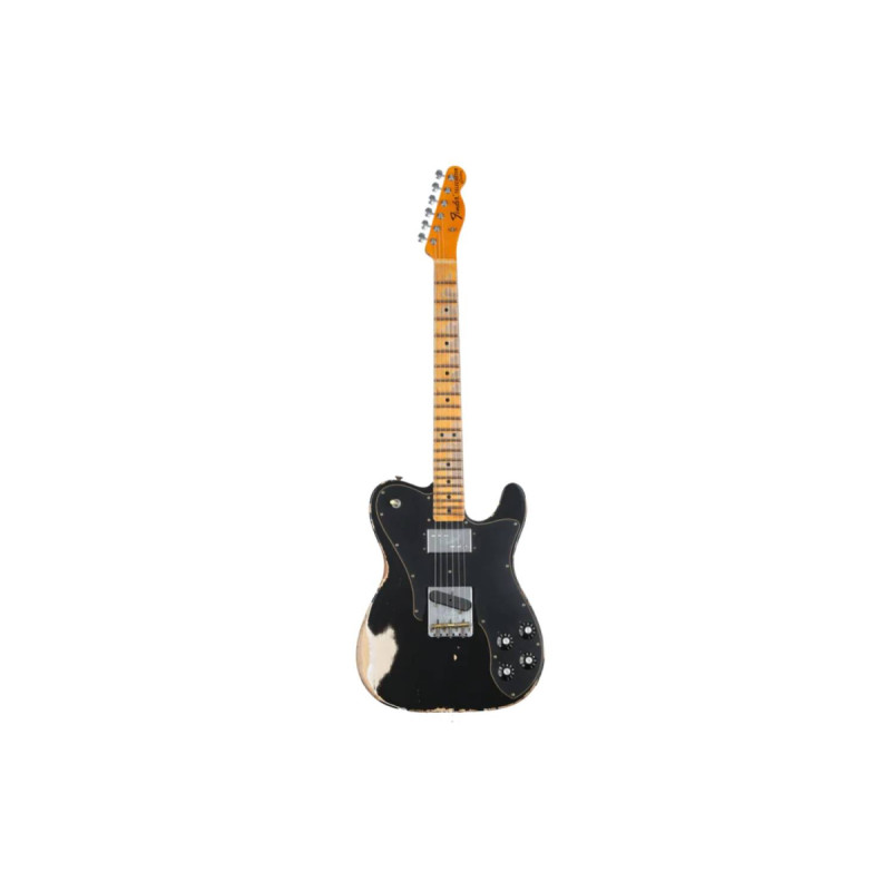 FENDER CUSTOM SHOP LIMITED EDITION '70S TELECASTER CUSTOM HEAVY RELIC AGED BLACK Електрогітара