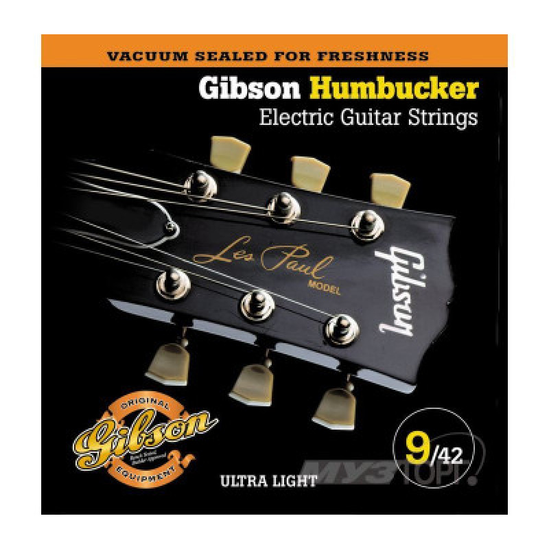Струни для електрогітар GIBSON SEG-SA9 HUMBUCKER SPECIAL ALLOY .009-.042