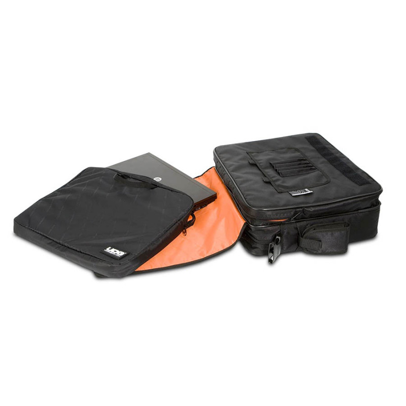 Ultimate CourierBag DeLuxe Black/Orange inside