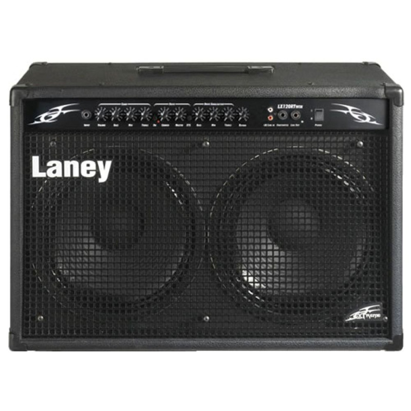 LANEY LX120RTWIN Лампово-гібридний бас-підсилювач 120Вт, два канали, преамп 12AX7