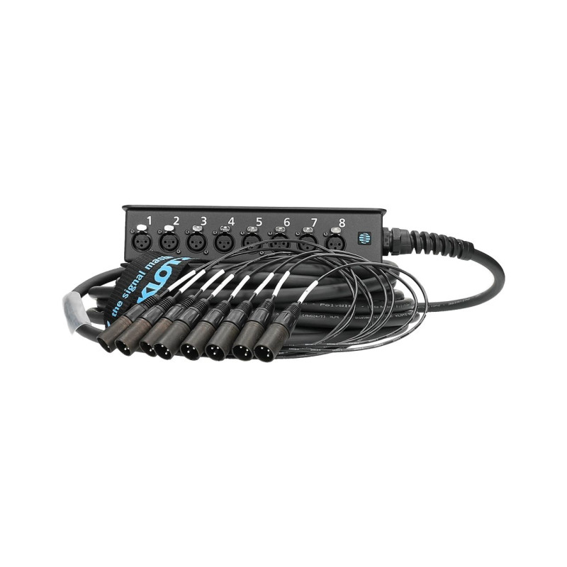 KLOTZ SLW080XE05 Мультикор StraightLink стейджбокс 8×XLR 5 м